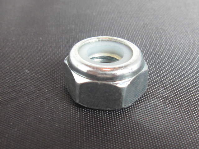 (image for) M5 NYLON LOCKNUT CLASS 10 ZINC PLATED